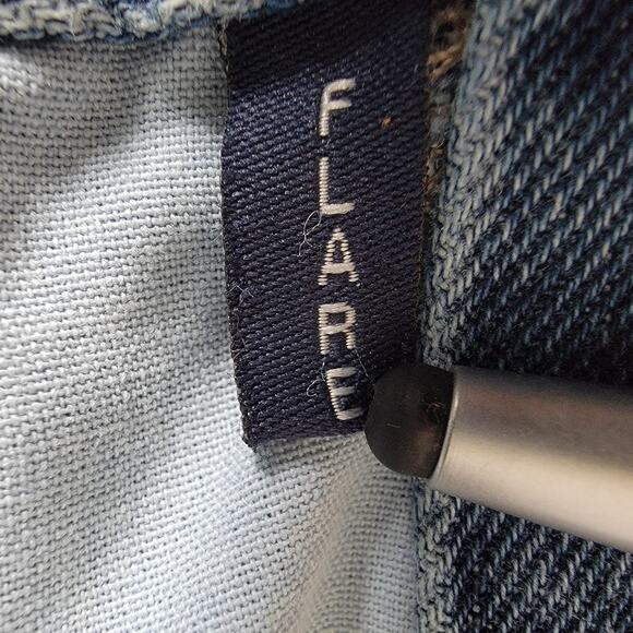 Nautica Flare Jeans Womens 12x31 (32x30) Non Stretch Made USA 100% Cotton Preppy - Picture 13 of 13